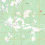 US Forest Service - Topo Cleveland Ridge, OR FSTopo Legacy digital map