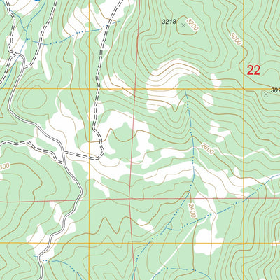 US Forest Service - Topo Cleveland Ridge, OR FSTopo Legacy digital map
