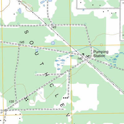 US Forest Service - Topo Cleveland, TX FSTopo Legacy digital map
