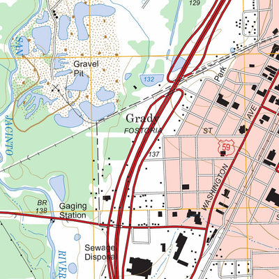 US Forest Service - Topo Cleveland, TX FSTopo Legacy digital map