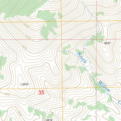 US Forest Service - Topo Clevenger Butte, OR FSTopo Legacy digital map
