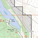 US Forest Service - Topo Cliff Lake, MT FSTopo Legacy digital map