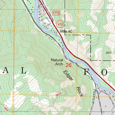 US Forest Service - Topo Cliffdell, WA FSTopo Legacy digital map