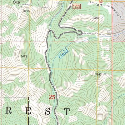 US Forest Service - Topo Cliffdell, WA FSTopo Legacy digital map