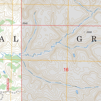 US Forest Service - Topo Cliffs Plateau, ND FSTopo Legacy digital map