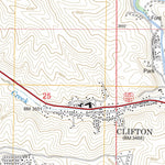 US Forest Service - Topo Clifton, AZ FSTopo Legacy digital map