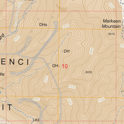 US Forest Service - Topo Clifton, AZ FSTopo Legacy digital map