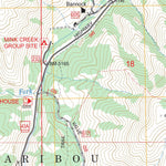 US Forest Service - Topo Clifton Creek, ID FSTopo Legacy digital map