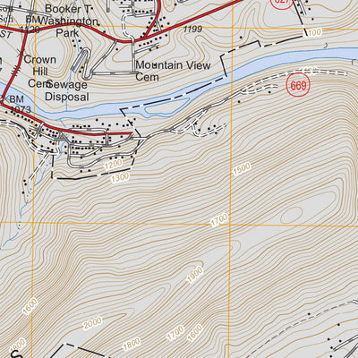 US Forest Service - Topo Clifton Forge, VA FSTopo Legacy digital map