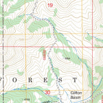 US Forest Service - Topo Clifton, ID FSTopo Legacy digital map