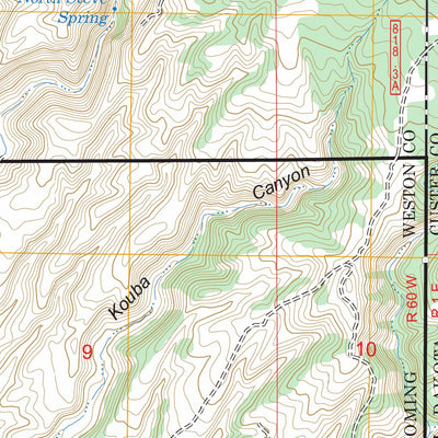 US Forest Service - Topo Clifton, WY - SD FSTopo Legacy digital map