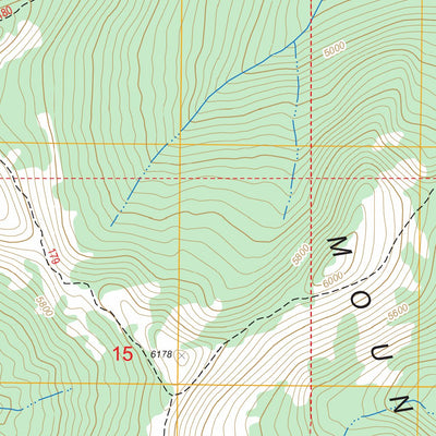 US Forest Service - Topo Clifty Mountain, ID FSTopo Legacy digital map