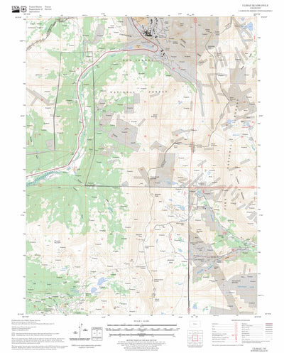 US Forest Service - Topo Climax, CO FSTopo Legacy digital map