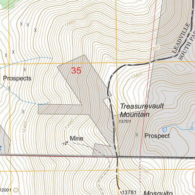 US Forest Service - Topo Climax, CO FSTopo Legacy digital map