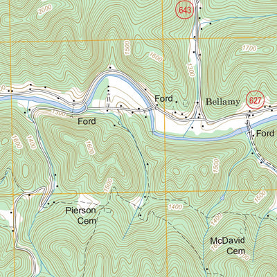 US Forest Service - Topo Clinchport, VA FSTopo Legacy digital map