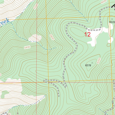 US Forest Service - Topo Clinton, MT FSTopo Legacy digital map