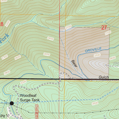 US Forest Service - Topo Clipper Mills, CA FSTopo Legacy digital map