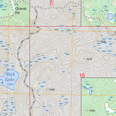 US Forest Service - Topo Cloquet Lake, MN FSTopo Legacy digital map