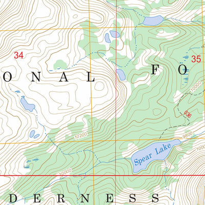 US Forest Service - Topo Cloud Peak, WY FSTopo Legacy digital map