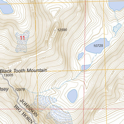 US Forest Service - Topo Cloud Peak, WY FSTopo Legacy digital map