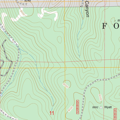 US Forest Service - Topo Cloudcroft, NM FSTopo Legacy digital map