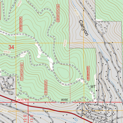 US Forest Service - Topo Cloudcroft, NM FSTopo Legacy digital map