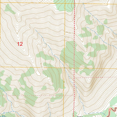US Forest Service - Topo Clouds Home Peak, WY FSTopo Legacy digital map