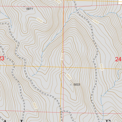 US Forest Service - Topo Clover Flat, OR FSTopo Legacy digital map