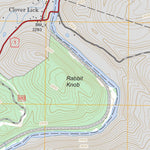 US Forest Service - Topo Clover Lick, WV FSTopo Legacy digital map