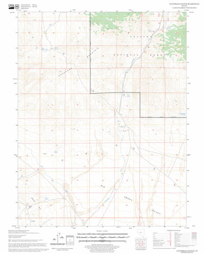 US Forest Service - Topo Cloverdale Ranch, NV FSTopo Legacy digital map