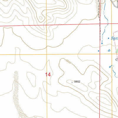 US Forest Service - Topo Cloverdale Ranch, NV FSTopo Legacy digital map