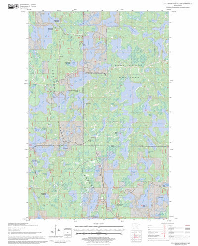 US Forest Service - Topo Clubhouse Lake, MN FSTopo Legacy digital map