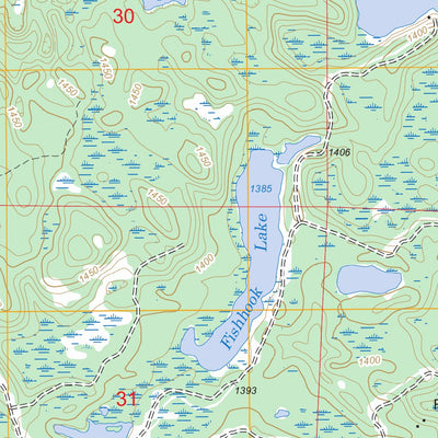 US Forest Service - Topo Clubhouse Lake, MN FSTopo Legacy digital map