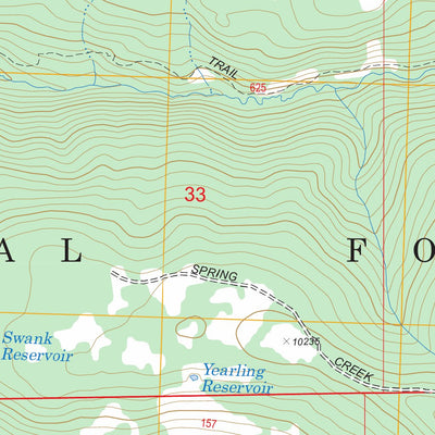 US Forest Service - Topo Clyde Lake, CO FSTopo Legacy digital map