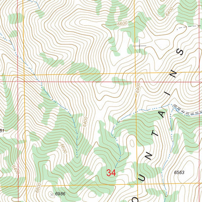 US Forest Service - Topo Co-op Spring, UT - ID FSTopo Legacy digital map