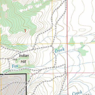 US Forest Service - Topo Coad Mountain, WY FSTopo Legacy digital map