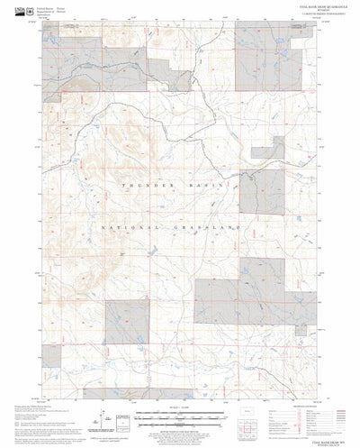 US Forest Service - Topo Coal Bank Draw, WY FSTopo Legacy digital map