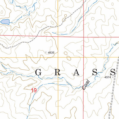 US Forest Service - Topo Coal Bank Draw, WY FSTopo Legacy digital map
