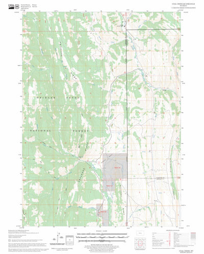 US Forest Service - Topo Coal Creek, WY FSTopo Legacy digital map