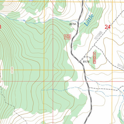 US Forest Service - Topo Coal Creek, WY FSTopo Legacy digital map