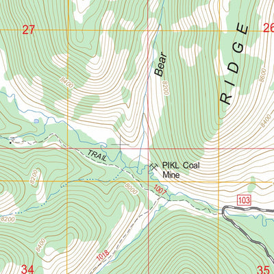 US Forest Service - Topo Coal Creek, WY FSTopo Legacy digital map