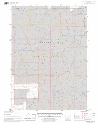 US Forest Service - Topo Coal Draw North, WY FSTopo Legacy digital map