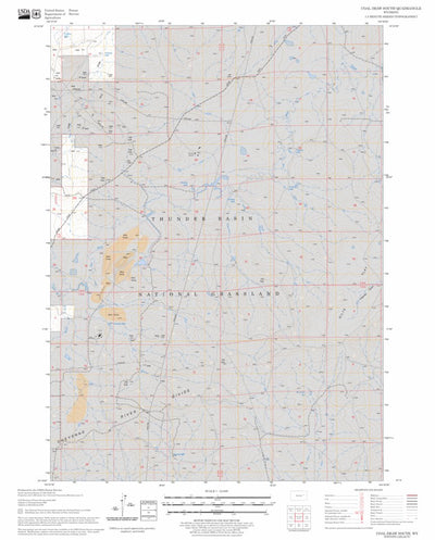 US Forest Service - Topo Coal Draw South, WY FSTopo Legacy digital map
