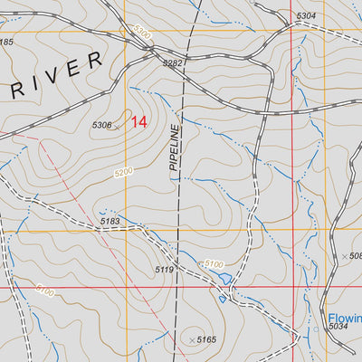US Forest Service - Topo Coal Draw South, WY FSTopo Legacy digital map