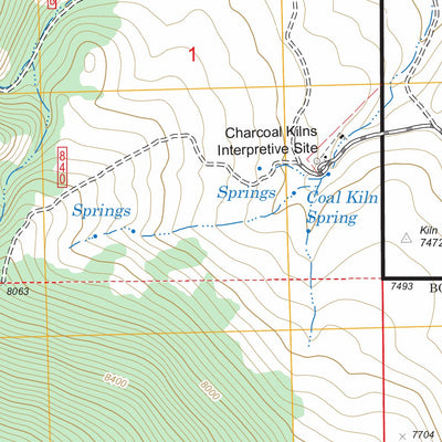 US Forest Service - Topo Coal Kiln Canyon, ID FSTopo Legacy digital map