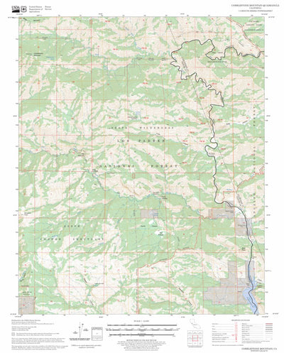 US Forest Service - Topo Cobblestone Mountain, CA FSTopo Legacy digital map