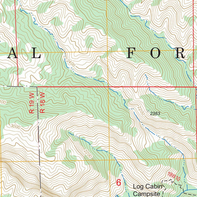 US Forest Service - Topo Cobblestone Mountain, CA FSTopo Legacy digital map