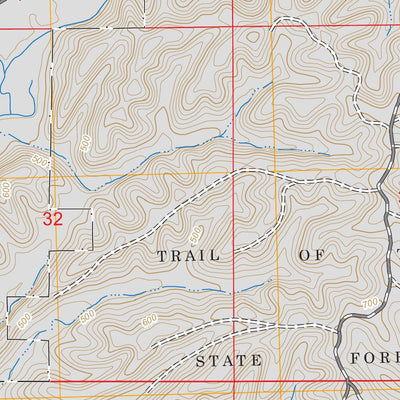 US Forest Service - Topo Cobden, IL FSTopo Legacy digital map