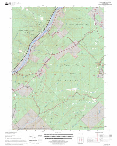 US Forest Service - Topo Cobham, PA FSTopo Legacy digital map