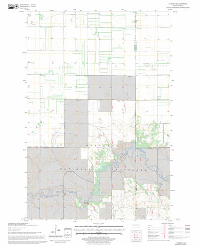 US Forest Service - Topo Coburn, ND FSTopo Legacy digital map